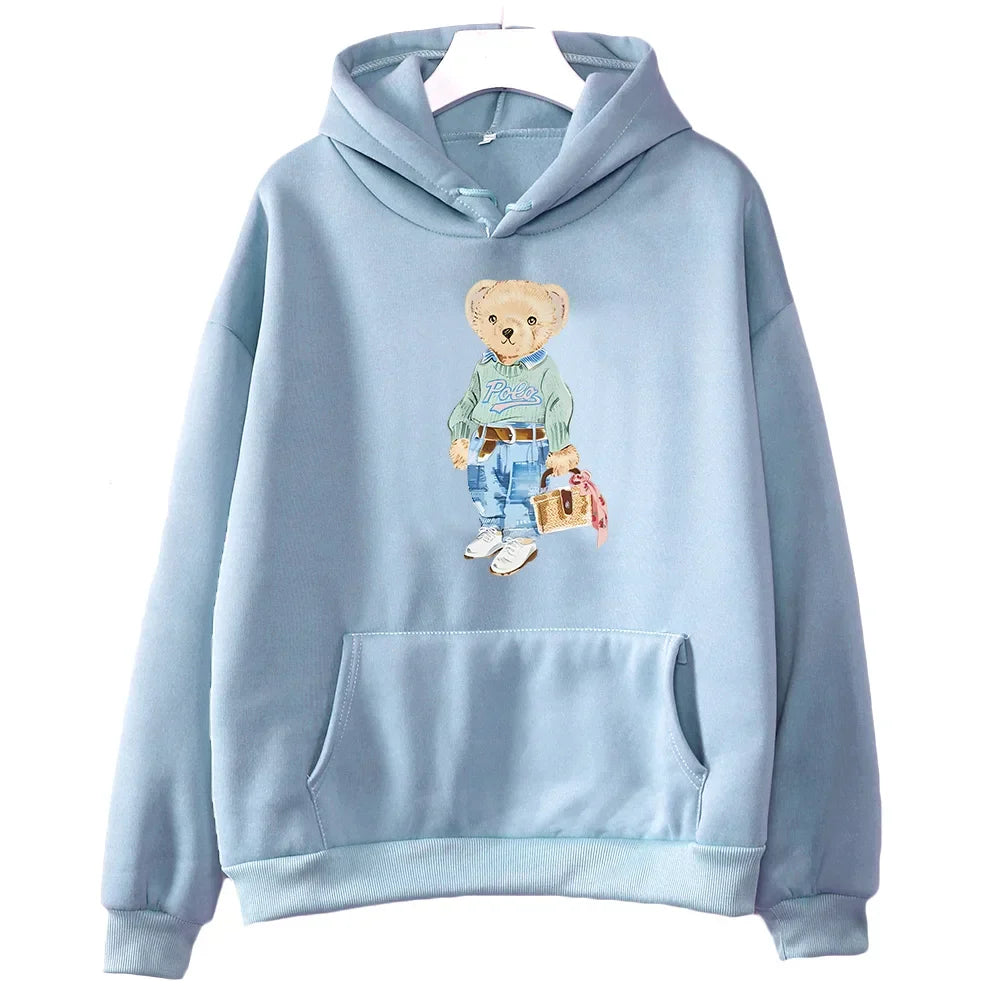 Heidi-Mode | Bärenmuster Sweatshirt für Damen