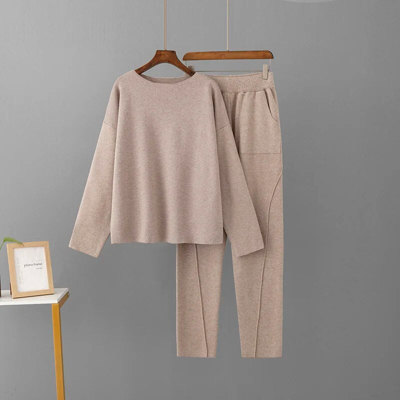 Heidi-Mode | Teiliger Strick Set Damen