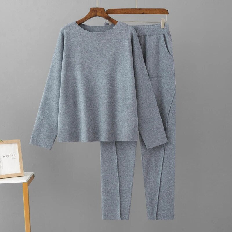 Heidi-Mode | Teiliger Strick Set Damen