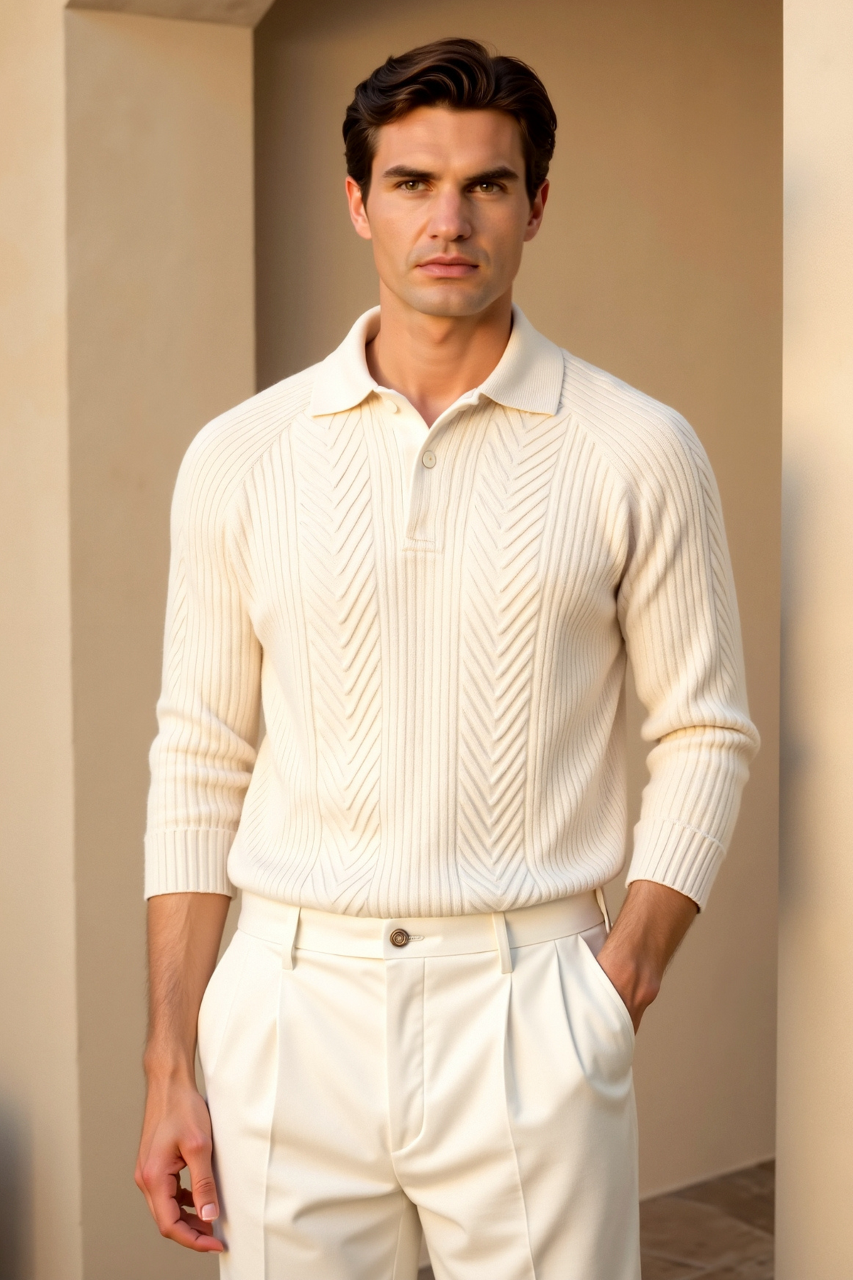 Heidi-Mode | Polopullover mit Langen Ärmeln