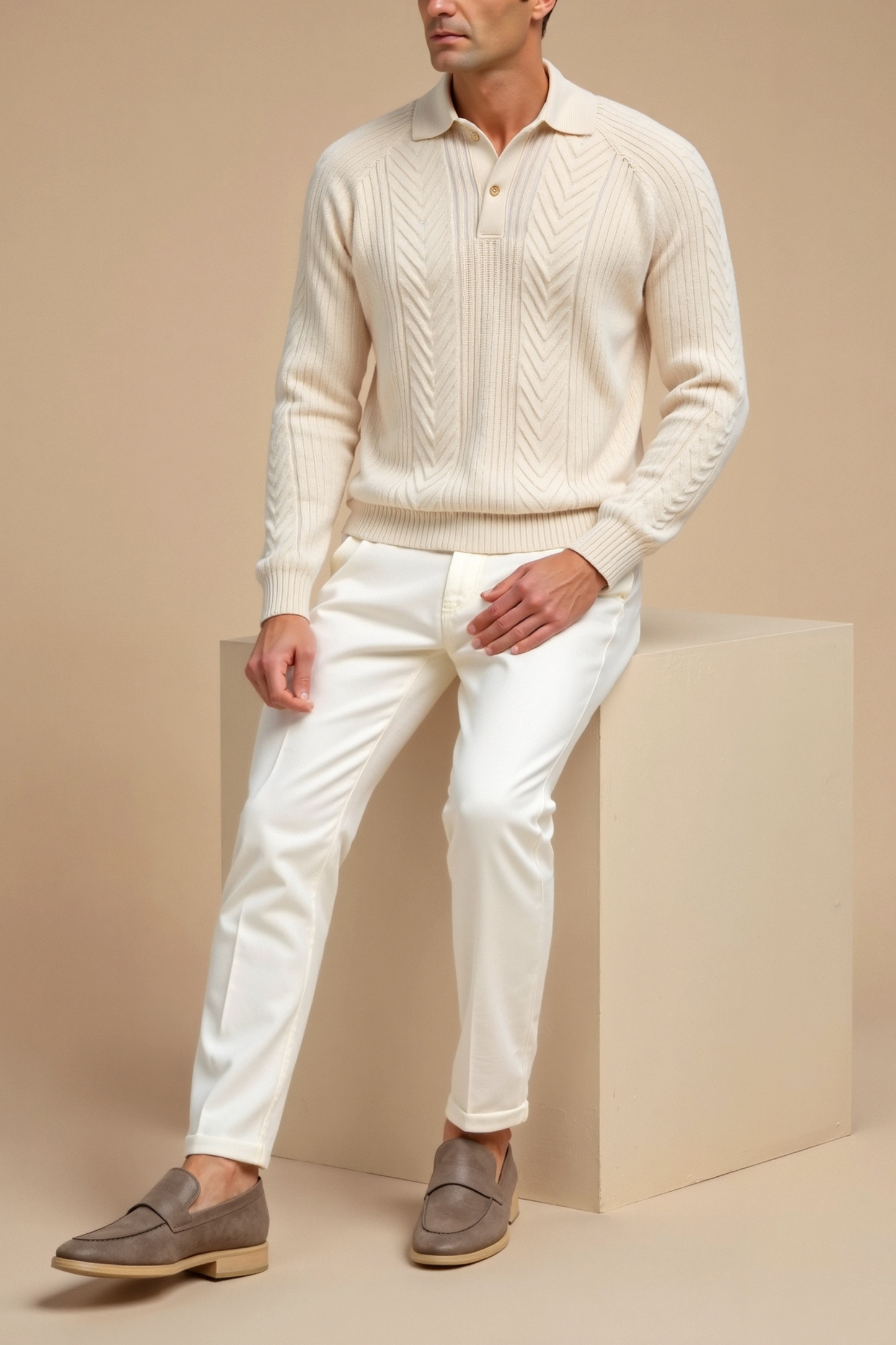 Heidi-Mode | Polopullover mit Langen Ärmeln