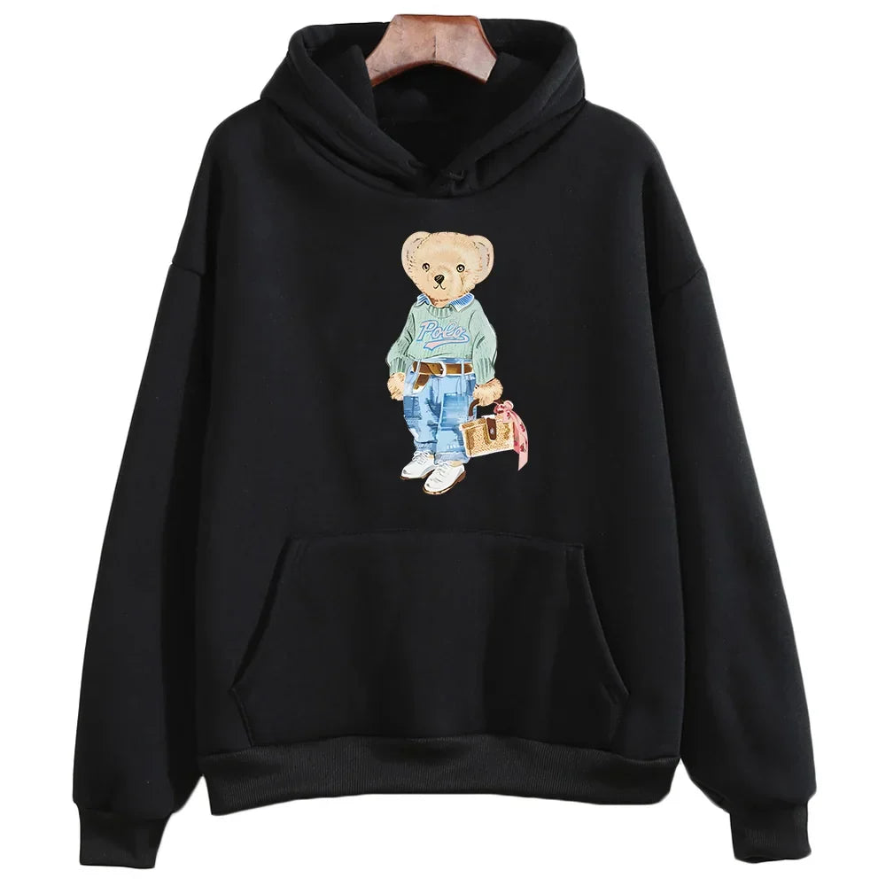 Heidi-Mode | Bärenmuster Sweatshirt für Damen