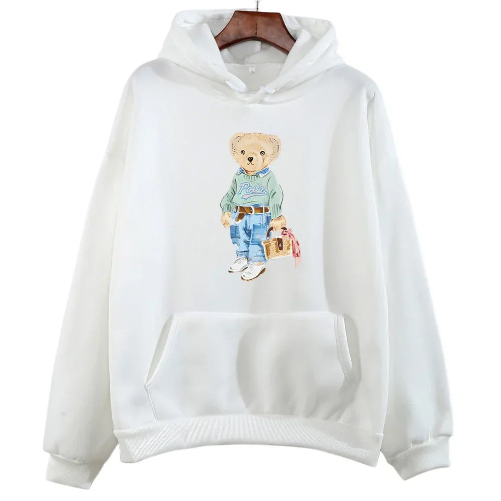 Heidi-Mode | Bärenmuster Sweatshirt für Damen