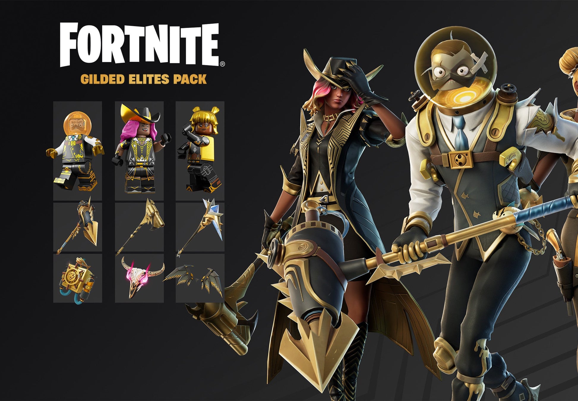 Fortnite - Gilded Elites Pack DLC AR XBOX One / Xbox Series X|S CD Key